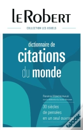 Citations Du Monde -Relie-