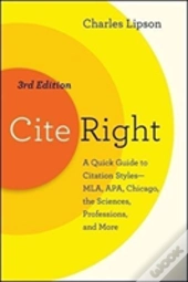 Cite Right, Third Edition