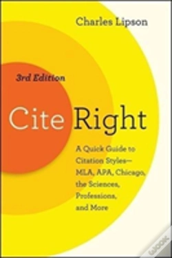 Capa do artigo Cite Right, Third Edition