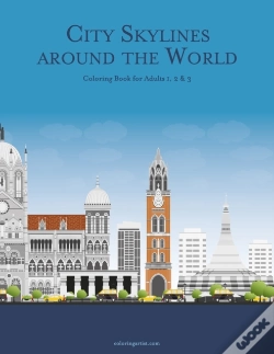 Capa do artigo City Skylines Around The World Coloring Book For Adults 1, 2 & 3