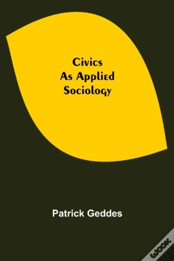 Capa do artigo Civics: As Applied Sociology