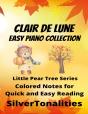 Clair De Lune Easy Piano Collection Little Pear Tree Series - Preview