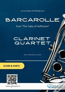 Capa do artigo Clarinet Quartet "Barcarolle" By Offenbach (Score & Parts)