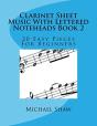 Clarinet Sheet Music With Lettered Noteheads Book 2 - Preview