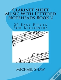 Capa do artigo Clarinet Sheet Music With Lettered Noteheads Book 2