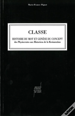 Capa do artigo Classe Histoire Du Mot Et Genese Du Concept