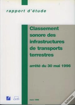 Capa do artigo Classement Sonore Des Infrastructures ; Rapport D'Etude 