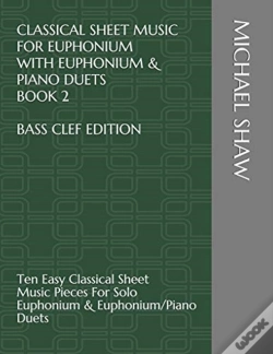 Capa do artigo Classical Sheet Music For Euphonium With Euphonium & Piano Duets Book 2 Bass Clef Edition