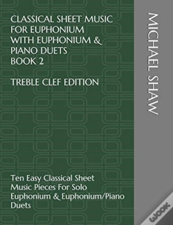 Capa do artigo Classical Sheet Music For Euphonium With Euphonium & Piano Duets Book 2 Treble Clef Edition