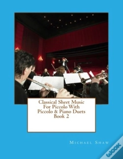 Capa do artigo Classical Sheet Music For Piccolo With Piccolo & Piano Duets Book 2
