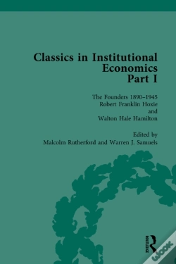 Capa do artigo Classics In Institutional Economics, Part I, Volume 4