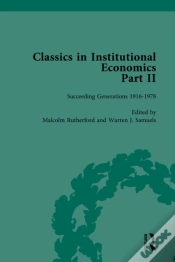 Capa do artigo Classics In Institutional Economics, Part Ii, Volume 10