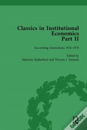 Capa do artigo Classics In Institutional Economics, Part Ii, Volume 6