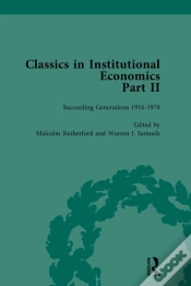 Capa do artigo Classics In Institutional Economics, Part Ii, Volume 7