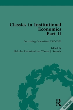 Capa do artigo Classics In Institutional Economics, Part Ii, Volume 7
