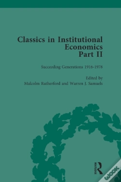 Capa do artigo Classics In Institutional Economics, Part Ii, Volume 9