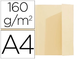 Capa do artigo Classificador exacompta din a4 creme 160 gr com aba interior (100 unidades)