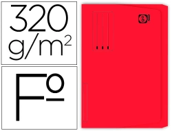 Capa do artigo Classificador gio em cartolina folio pocket vermelho com bolsa e aba (25 unidades)
