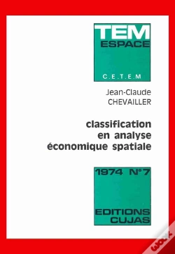 Capa do artigo Classification En Analyse Économique Spatiale