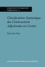 Classification Syntaxique Des Constructions Adjectivales En CoréEn - Preview
