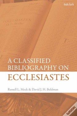 Capa do artigo Classified Bibliography On Ecclesiastes