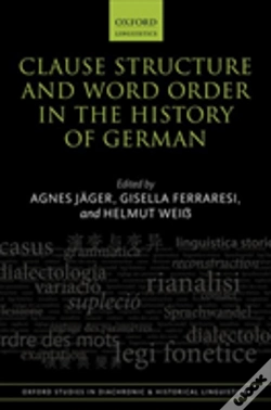 Capa do artigo Clause Structure And Word Order In The History Of German