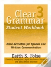 Capa do artigo Clear Grammar 3 Student Workbook