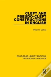 Capa do artigo Cleft And Pseudo-Cleft Constructions In English