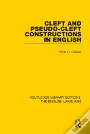 Capa do artigo Cleft And Pseudo-Cleft Constructions In English