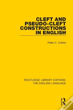 Capa do artigo Cleft And Pseudo-Cleft Constructions In English