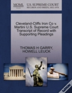 Capa do artigo Cleveland-Cliffs Iron Co V. Martini U.S. Supreme Court Transcript Of Record With Supporting Pleadings