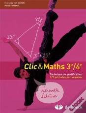 Capa do artigo Clic  Maths 3e/4e - Manuel -  Technique De Qualification - 2/3 Periodes/Semaine