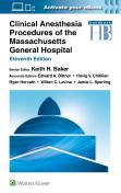 Clinical Anesthesia Procedures Of The Massachusetts General Hospital