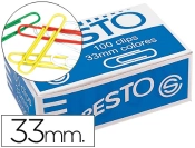 Capa do artigo Clips de cor presto n. 2, 33 mm caixa de 100 unidades