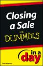 Closing A Sale In A Day For Dummies - Preview