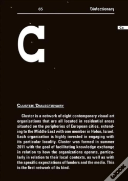 Capa do artigo Cluster - Dialectionary