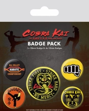 Capa do artigo Cobra Kai - No Mercy Badge Pack