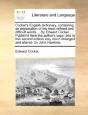 Cocker'S English Dictionary, Containing, - Preview