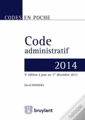 Capa do artigo Code Administratif 2014 (Droit Belge),5e Edition