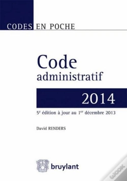 Capa do artigo Code Administratif 2014 (Droit Belge),5e Edition