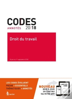 Capa do artigo Code Annote - Droit Du Travail 2018 - A Jour Au 1<Sup>Er</Sup> Septembre 2018