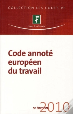 Capa do artigo Code Annote Europeen Du Travail