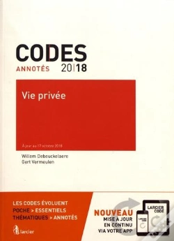 Capa do artigo Code Annote - Vie Privee 2018 - A Jour Au 17 Octobre 2018