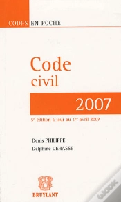Capa do artigo Code Civil 2007 (5e Édition)