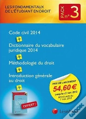 Capa do artigo Code Civil 2014 ; Dictionnaire Juridique 2014 ; Méthodologie Du Droit ; Introduction Au Droit