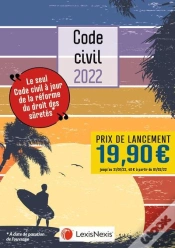Capa do artigo Code Civil 2022 - Jaquette 1