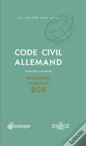 Capa do artigo Code Civil Allemand / Bürgerliches Gesetzbuch Bgb - Traduction Commentée - Coédition Juriscope / Dalloz