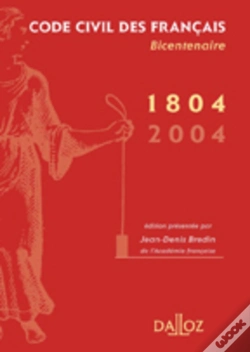 Capa do artigo Code Civil Des Francais ; Bicentenaire, 1804-2004