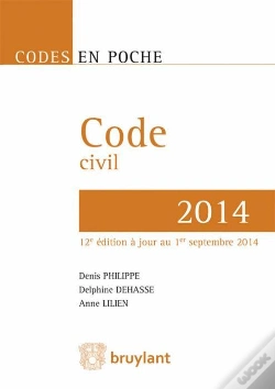 Capa do artigo Code Civil (Édition 2014)