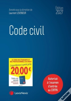 Capa do artigo Code Civil (Édition 2027)